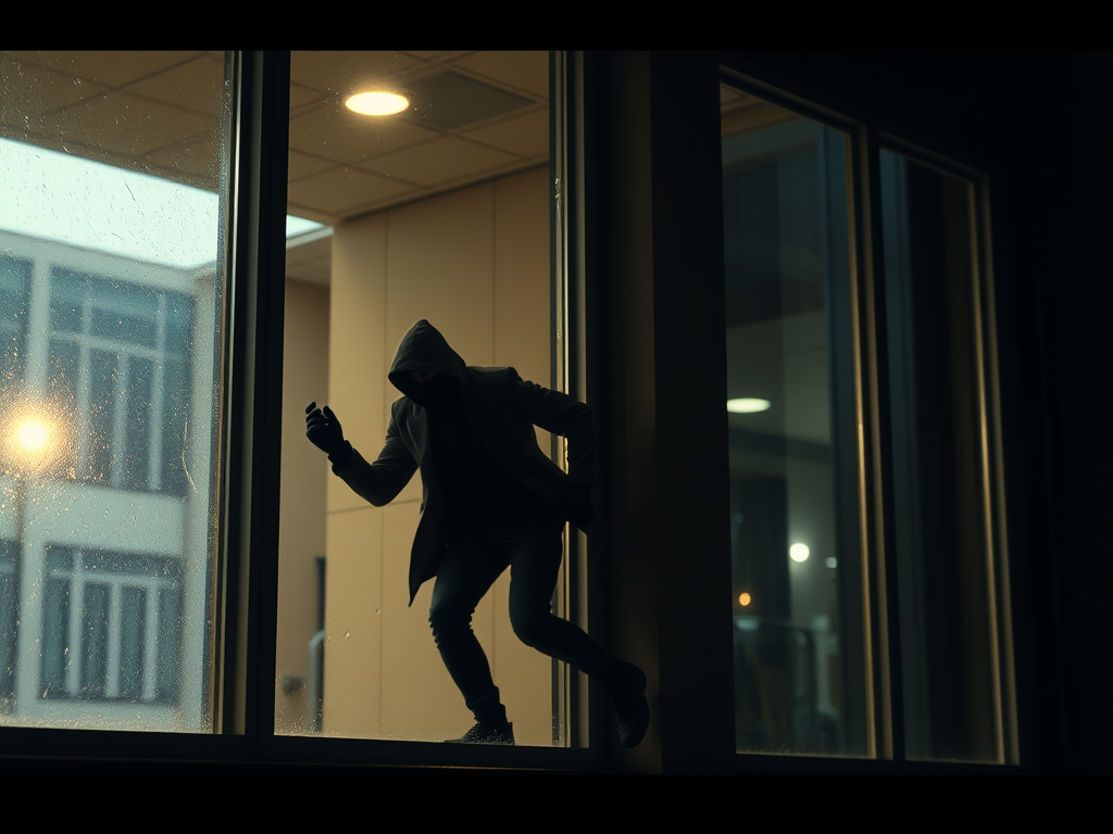 Murtosuojakalvo ikkunaan